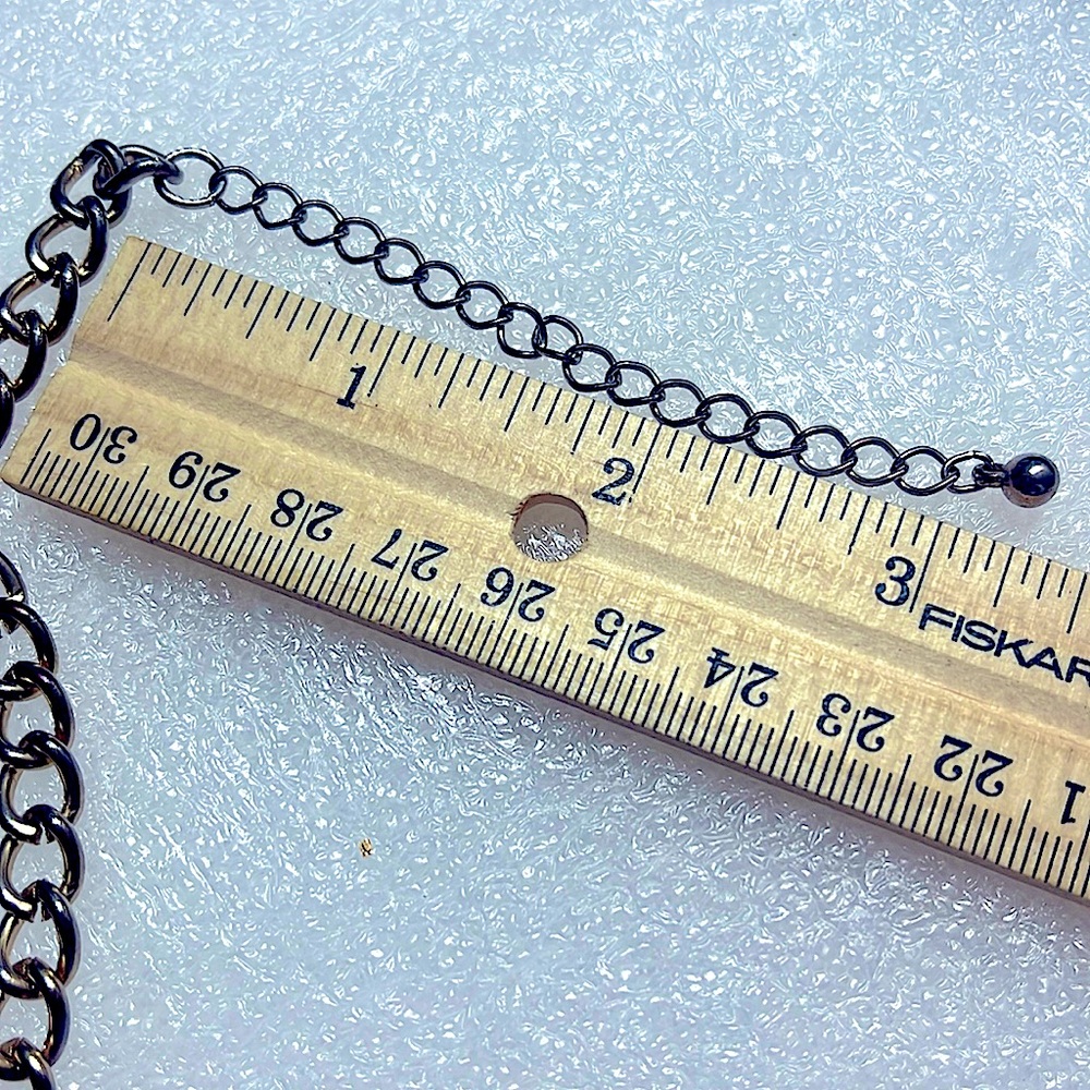 Golden-Chained Red-Infinity Choker Necklace - image 3